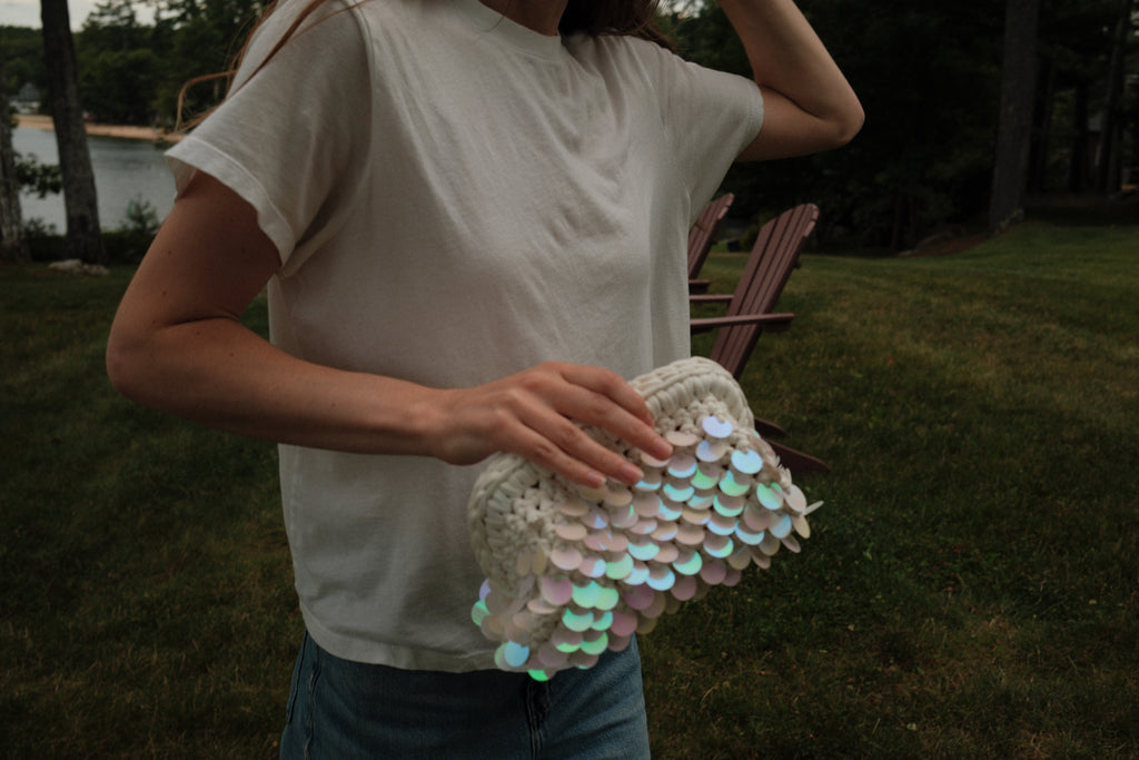 Classic Sequin Clutch