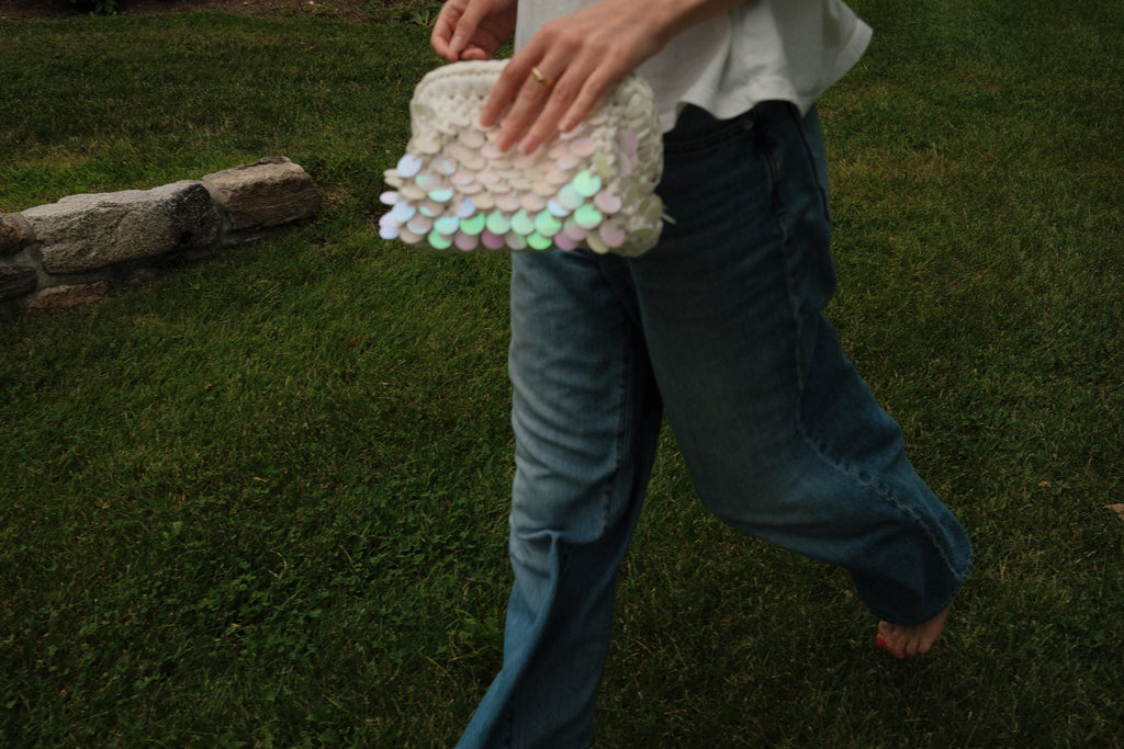 Classic Sequin Clutch